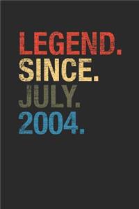 Legend Since July 2004