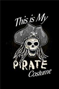 This Is My Pirate Costume: Blank Paper Sketch Book - Artist Sketch Pad Journal for Sketching, Doodling, Drawing, Painting or Writing