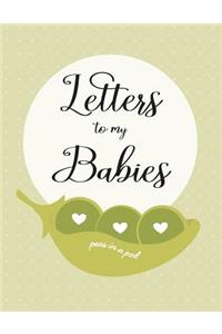 Letters to my Babies: For Twins and Multiple Siblings Notebook to Journal Memories and Thoughts As They Grow Up