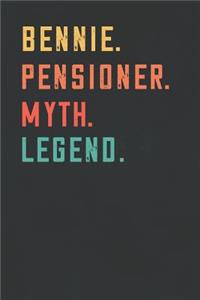 Bennie. Pensioner. Myth. Legend.