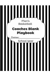 Mens Basketball Coaches Blank Playbook Dates