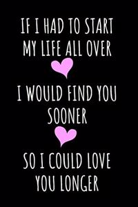 Love You Longer Notebook