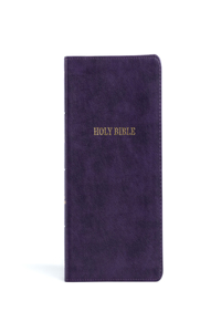 KJV Thinline Reference Bible, Purple LeatherTouch