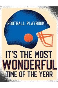Football Playbook It's The Most Wonderful Time Of Year