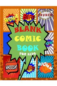 Blank Comic Book For Kids