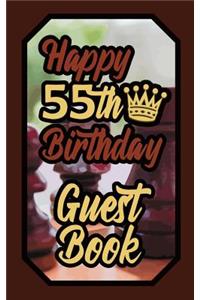 Happy 55th Birthday Guest Book