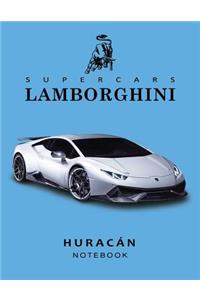 Supercars Lamborghini Huracan Notebook