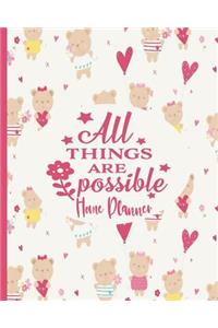 All Things Are Possible - Home Planner