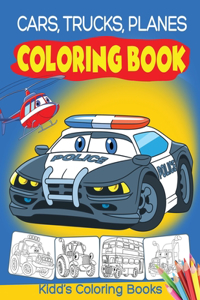 Cars, Trucks and Planes Coloring Book