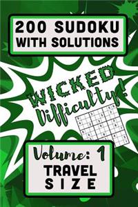 200 Sudoku with Solutions - Wicked Difficulty!