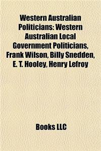 Western Australian Politicians
