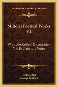 Milton's Poetical Works V2