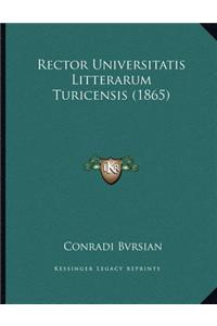 Rector Universitatis Litterarum Turicensis (1865)