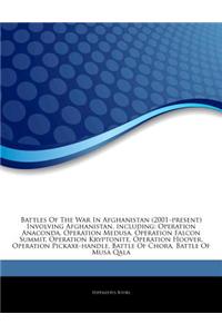 Articles on Battles of the War in Afghanistan (2001 