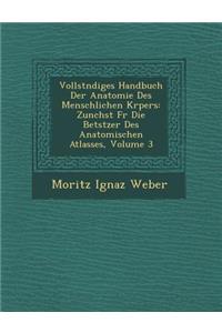 Vollst Ndiges Handbuch Der Anatomie Des Menschlichen K Rpers