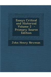 Essays Critical and Historical Volume 2