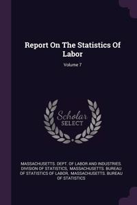 Report On The Statistics Of Labor; Volume 7