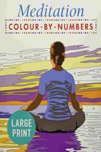 Large Print Meditation Colour by Numbers