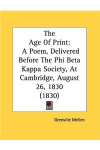 The Age Of Print