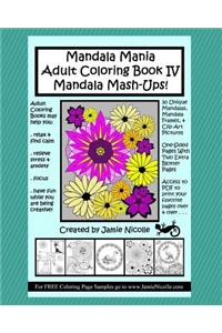 Mandala Mania Adult Coloring Book IV Mandala Mash-ups