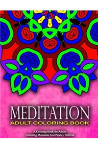 MEDITATION ADULT COLORING BOOKS - Vol.18: women coloring books for adults