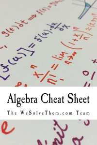 Algebra Cheat Sheet