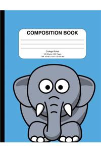 Composition Notebook with Elephant