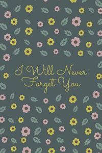 I Will Never Forget You