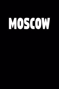 Moscow: A Home Design decorative book for coffee tables, shelves, end tables, and interior design styling - Housewarming Gift Decorum - stack decor books to