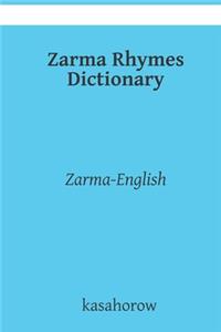 Zarma Rhymes Dictionary