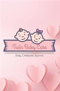 Twin Baby Care Twin baby activities Checklist Daily Childcare Journal