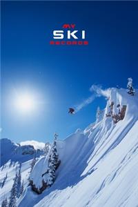My Ski Records Dot Grid Style Notebook