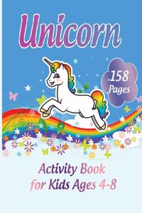 Unicorn Activity Book for Kids Ages 4-8