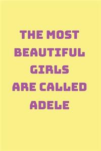 Adele Girl Woman Notebook