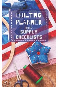 Quilting Planner and Supply Checklists