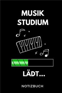Musik Studium Lädt... Notizbuch