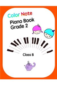 Color Note Piano Book Grade2 Class B