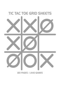 Tic Tac Toe Grid Sheets