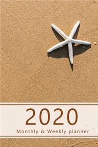 2020 Monthly & Weekly Planner