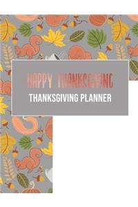 Happy Thanksgiving- Thanksgiving planner