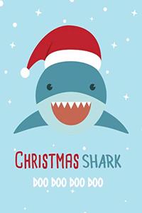 Christmas Shark: Sketchbook For Boys & Girls A Fun Drawing & Coloring Book For Children 8.5x11 inch