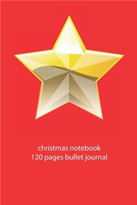 christmas notebook 120 pages squared