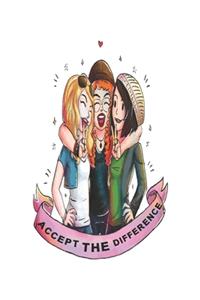 Notizbuch Accept the difference