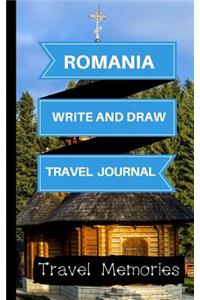 Romania Write and Draw Travel Journal