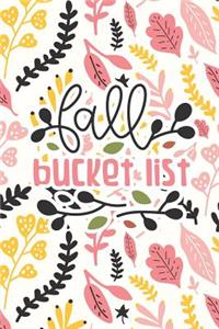 Fall Bucket List