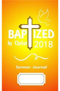 Baptized In Christ 2018 - Sermon Journal