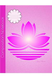 Lotus Flower Composition Notebook