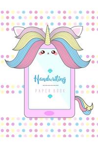 Handwriting Paper Book