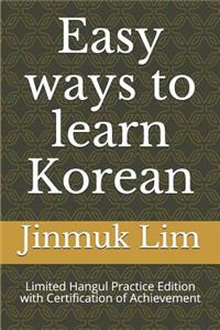 Easy ways to learn Korean