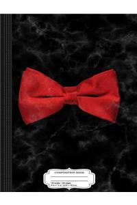 Red Bow Tie Composition Notebook